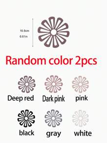 Creative Home Tấm lót ly chịu nhiệt rỗng hình quả mận dày có thiết kế treo, chịu được nhiệt độ cao, dễ lau chùi (Kích thước đồng đều, 2 chiếc đế lót ly màu sắc ngẫu nhiên) - Nhiều màu - Xem 8