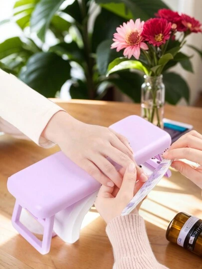 1把美甲墊枕，美甲扶手墊，手墊，美甲支架，腕托，亞克力墊枕，美甲沙龍，家庭美甲DIY和美甲師使用的美甲工具