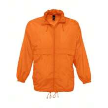 SOLS Unisex Surf Windbreaker Lightweight Jacket (Orange) - Apricot - View 1