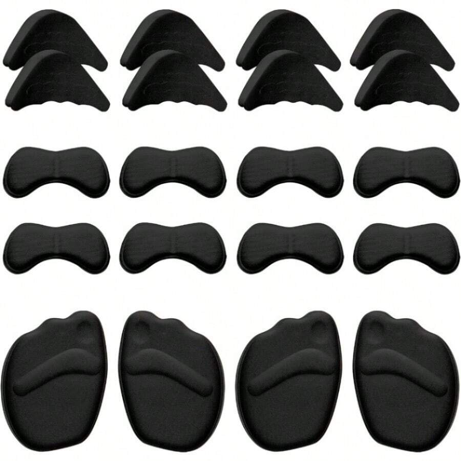 10 paires de coussins de talon haut, rembourrage de bout de pied