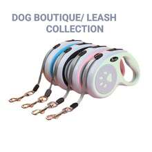 1 pieza Correa Retractil Perro Mascota Largo: 5metros Hasta 20 Kg, Correa retráctil para mascotas para perros para exteriores - Rosa - Ver 2