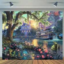 Nuevo fondo de tela de escena nocturna de fotografía personalizada con vela especial para fotografía de modelos - Multicolor - Ver 7