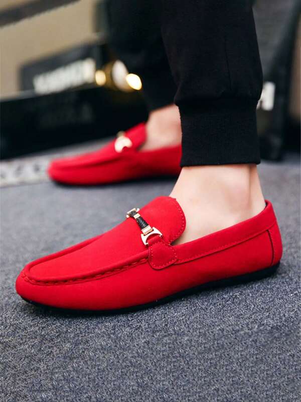 2024 Nuovi mocassini traspiranti Scarpe da guida casual slip-on morbide da uomo della borsa, primavera / autunno (Nota: La taglia dei mocassini è ridotta, si consiglia l'acquisto di una taglia più grande per le persone con piedi più grandi)