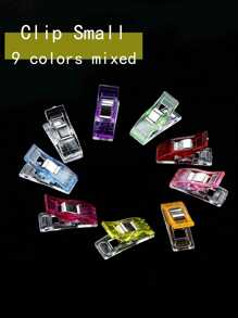 20/50/100 Stück weiße und rote Kunststoff Säumklammern Axtklemmen mit langem Schwanz starke Patchwork Positionierklammern 27*10 Schulanfang, Schulanfang, Schulmaterial - Verschiedenfarbig - Übersicht 1