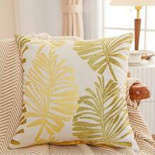 New INS Style Decorative Sofa Cushion Covers With Plant & Floral Patterns, Soft Cushion Pillowcases For Sofa, Bed Or Chair