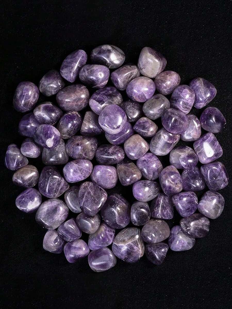 QYDCX 抛光不对称紫水晶宝石套装,适用于珠宝制作、花瓶填充及各种装饰用途 - 紫晶 - 查看 1