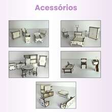 Kids Dollhouse Kits - 紫色 - 查看 5