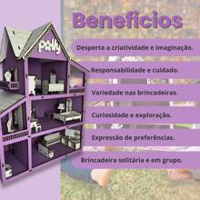 Kids Dollhouse Kits - 紫色 - 查看 3