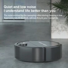 Robot de barrido inteligente de tres en mini barredora doméstica aspiradora inalámbrica de vacío de barrido doméstico robot de barrido doméstico - Negro - Ver 5