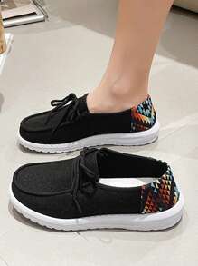 Women Casual Shoes - 黑色 - 查看 4
