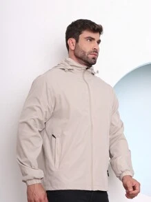 Men Jackets & Coats - Beige - View 4