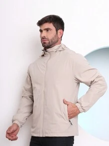 Men Jackets & Coats - Beige - View 3