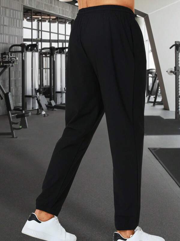 SHANYING Pantaloni 3/4 da uomo con stile da ragazzo, leggeri, traspiranti e ad asciugatura rapida, con vita regolabile e coulisse, perfetti per correre, fitness, allenamento, escursioni all'aperto e ciclismo