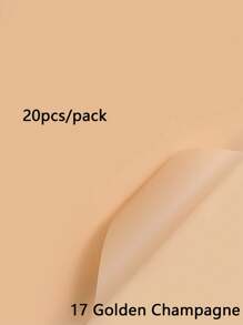 20 Stück einfarbige matte Brotblumen Verpackungspapiere, dick, wasserbeständig, Blumenstrauß Geschenkpapier, koreanisches Geschenkpapier für den Valentinstag