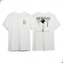 Men T-Shirts - 黑與白 - 查看 3