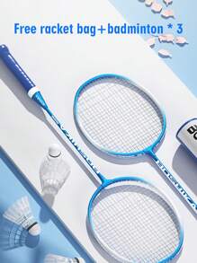 Titanium High-Elastic Badminton Racket/ Wind Resistant Training & Competition Shuttlecock, Not Easy To Break Indoor/Outdoor - Multicolor - View 5