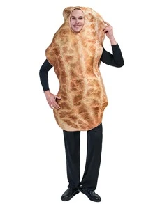 Funny Peanut Costume Cosplay Outfit Novelty Stage Performance Wear - Coffee Brown - View 5
