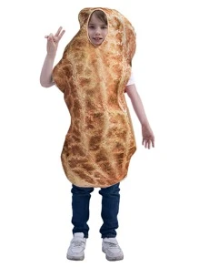 Funny Peanut Costume Cosplay Outfit Novelty Stage Performance Wear - Coffee Brown - View 4