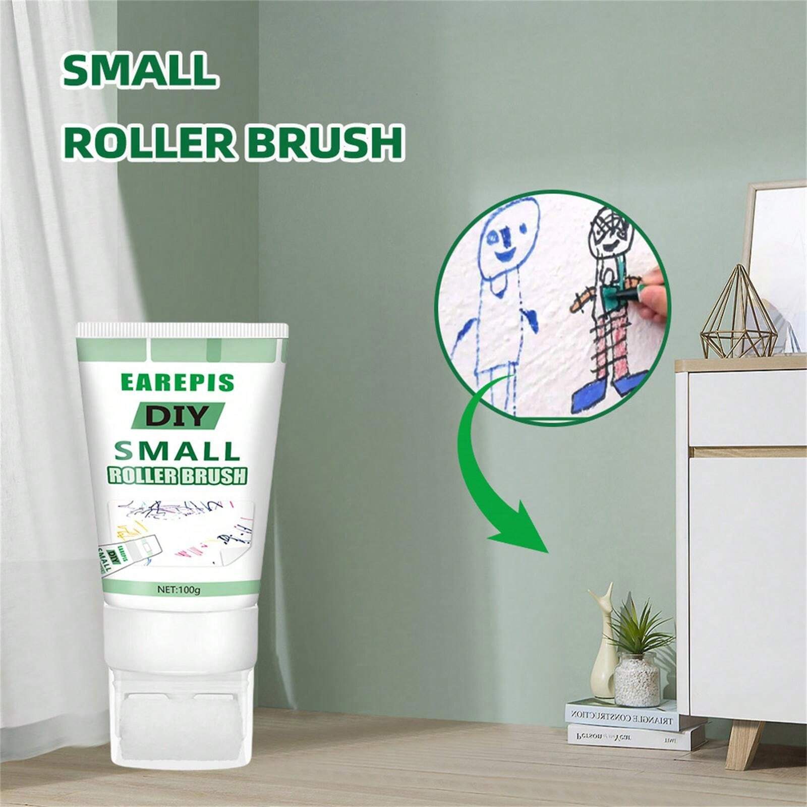 Pennello A Rullo Per Vernice 2 In 1 - Mini Applicatore Per Riparazioni