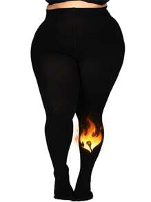 一双300克加厚保暖连裤袜或200克薄款加厚绒面连裤袜，大码，女士冬季保暖半透明连裤袜，保暖加厚长款连裤袜，绒面加厚连裤袜，保暖连裤袜，不透明冬季保暖加厚连裤袜，舒适保暖 - 彩色 - 查看 16