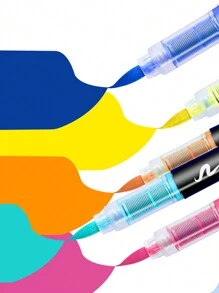 1 hộp bút đánh dấu + 5 đĩa acrylic trong suốt 10 cm 12 màu/24 màu/36 màu/48 màu/60 màu/72 màu Bút đánh dấu acrylic lỏng trực tiếp GN8101 Đầu ra mực lớn thế hệ thứ 3 Màu đồng nhất Màu sắc có thể xếp chồng lên nhau Bộ bút đánh dấu Graffiti không mùi - Bút nghệ thuật tươi sáng, Sách Tô Màu, Thiệp Giáng Sinh, Viết Chữ, Thư Pháp, Nhật Ký, Graffiti -, Chống Thấm Nước, Đầu Mịn, Rất Thích Hợp Cho Bề Mặt Nhựa - Nhiều màu - Xem 9