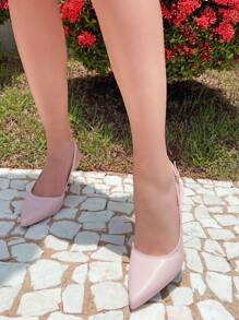 Women Heeled Sandals - 淺粉色 - 查看 3