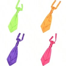 Paquete de 2 corbatas de ancho de 12cm con colores al azar para hombre, adecuado para traje de etiqueta europeo o americano en bodas y banquetes, ropa formal para eventos de alojamiento de hombres, actuaciones en el escenario - Multicolor - Ver 15