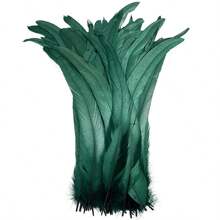 15Pieces 25-30CM Colored Artificial Rooster Feathers Crafts Sewing DIY Carnival Costume Plume Wedding Dresses Handmade Accessories Party Home Decoration - Multicolor - View 13