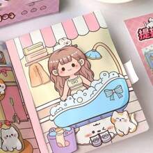 Wholesale Cute Diary Sticker Set, Layered Soothing Sticker Book For Girls & Kids, Stress Relief Toy - Multicolor - View 2