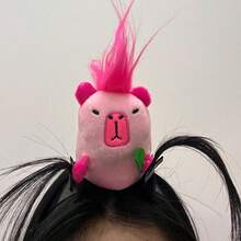 Cute Capybara Hair Clip Doll Headband For Women, Funny Headpiece For Outdoor Photography And Hair Styling - Multicolor - View 2