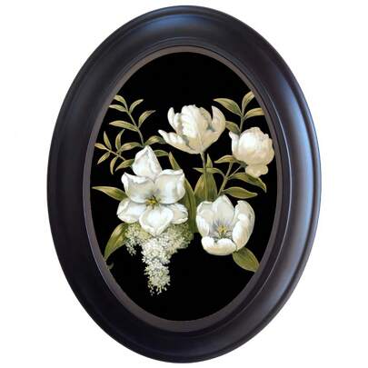 1 Khung ảnh cổ điển màu đen cho ảnh 4*6 inch, ngang hoặc dọc, để bàn hoặc treo tường