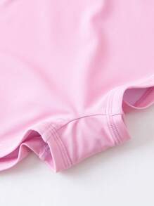 mini bala Summer Girls' Cute Swim Dress For Babies With High Elasticity And Sun Protection One-Piece Swimsuit - Purple - View 8