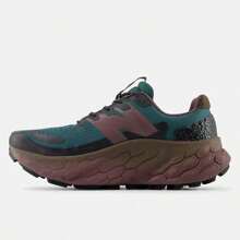 New Balance Fresh Foam X More Trail V3 - Dark Mushroom With New Spruce - View 4