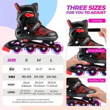 Inline Roller Skates With Flashing PU Wheels, Fashion Minimalist Multicolor Roller Skates For Young, Comfortable Design