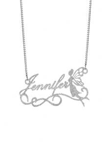 Gepersonaliseerde mat glanzende letterketting met hartvormige palmboompatroonhanger, op maat gemaakte gezandstraalde naamketting voor mannen en vrouwen, roestvrijstalen gewone doosketting, bohemien stijl kraagketting voor zomerstrandsieraden, verjaardags- en vakantiecadeaus