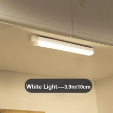 可充電LED夜燈，具備人體感應器和磁性無線照明，適合家居室內裝飾，廚房、樓梯、走廊和衣櫃等場所適用，發出溫暖和白色兩種燈光 - 白光 - 查看 9