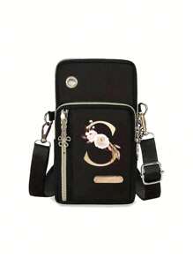 Bolso de teléfono para mujer, mini bolso cruzado, monedero vertical para mujer, bolso de brazo deportivo y de muñeca para correr, mini bolso cruzado casual para teléfono con orificio para auriculares, para trabajadores de cuello blanco, universidad, trabajo, negocios, viajes, oficina, para aniversario, para pareja, para regalo de cumpleaños, para el Día de San Valentín, regalo de Navidad, regalo de Acción de Gracias