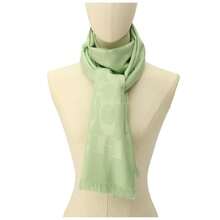 Coach Women's Signature Oblong Scarf - Pale Pistachio - View 6