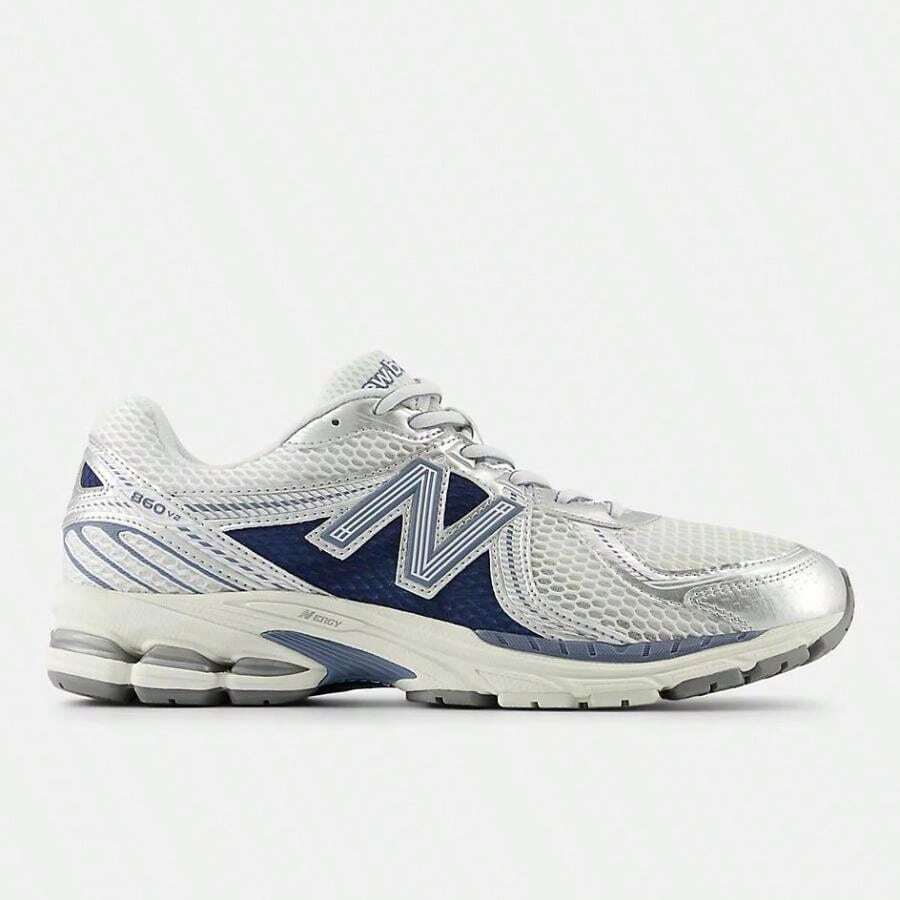 New Balance 860v2 - 海鹽與復古靛藍和北極灰 - 查看 1