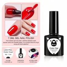 XEIJAYI 1Pc 7.3Ml Gel Nail Polish Starter Kit 36 Colors Black White Pink Green Soak Off No Wipe Nail Gel Polish Set Suitable For All Seasons Nail Art Nails - Multicolor - View 4