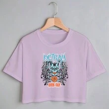 Women T-Shirts - 紫色 - 查看 1