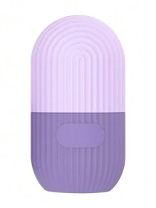 1 Pc Beauty Ice Roller For Face ,Silicone Ice Face Roller, Ice Roller For Face, Eye And Neck, Ice Roller Skin Care, Ice Holder For Face, Reusable Silicone Ice Mold For Face-Without Dried Flowers - Multicolor - View 12