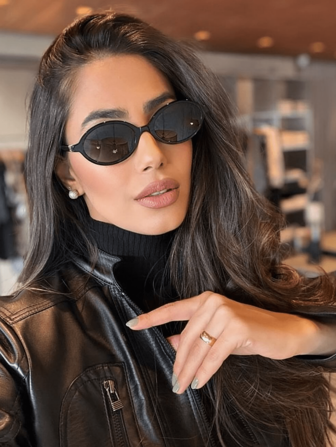 1 Pair/2 Pairs Women's Oval Glasses, With Stylish Contrasting Color Decorations On Temples, Fashionable And Minimalist Design, Suitable For Daily Accessories, All Seasons