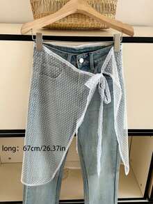 1 chiếc áo len cơ bản, có viền màn che mông, đa năng để xếp lớp trong mùa thu đông, che mông - Nhiều màu - Xem 10