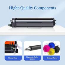 TN227 TN 227BK/C/M/Y Toner Cartridge 4 Pack Replacement For Brother TN227 TN223 For MFC-L3770CDW HL-L3290CDW MFC-L3750CDW HL-L3270CDW HL-L3210CW Printer (TN-227 High Yield) - 黑色 青色 洋紅色 黃色 - 查看 4