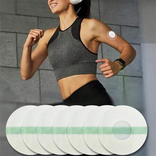 20pcs Waterproof Sweatproof Invisible Sensor Adhesive Sensor Patches For Sports, Transparent Gym Accessories, Sport, Gym, Home Exercise, Sport Accessories, Gym Accessories, CrossFit Accessories