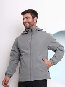 Men Jackets & Coats - Grey - View 3