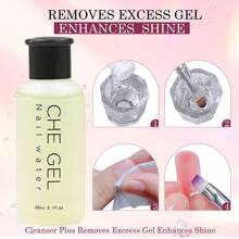 Poly Nail Extension Gel Kit Starter-3 Colors Skin Tone Nude Brown Series Builder Nail Gel All In One Kit With 6W Nail Lamp And Complete Poly Nail Art Tools For Beginner Gifts - 美甲工具組-1 - 查看 8