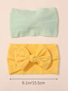 bilicaca 10pcs Random Color Baby Decorative Headbands, Ultra Soft & Comfortable High Elasticity Hair Accessories