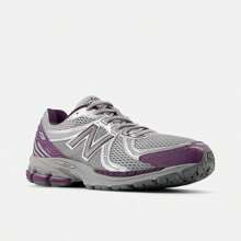 New Balance 860v2 - 帶有銀色金屬和葡萄粉的雨雲 - 查看 3